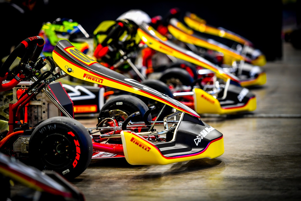 Kilian Meyer Axel LaFlamme Pedro Pablo Campuzano Benjamin Cartery Aoife Meila Ellis Spiezia Borna Vlasic Alec Lanfim Play and Drive Pirelli eKarting Championship Motorland