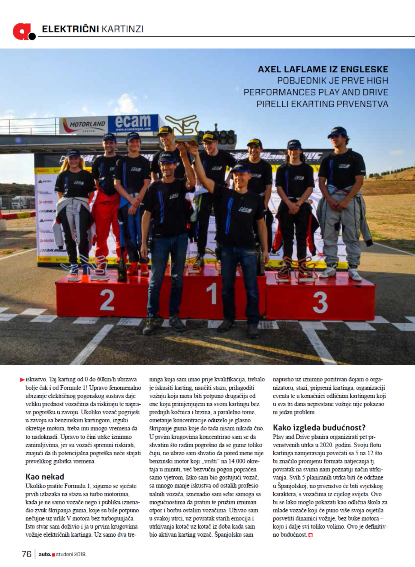Auto i tocka Magazine Play and Drive Pirelli eKarting Championship Motorland
