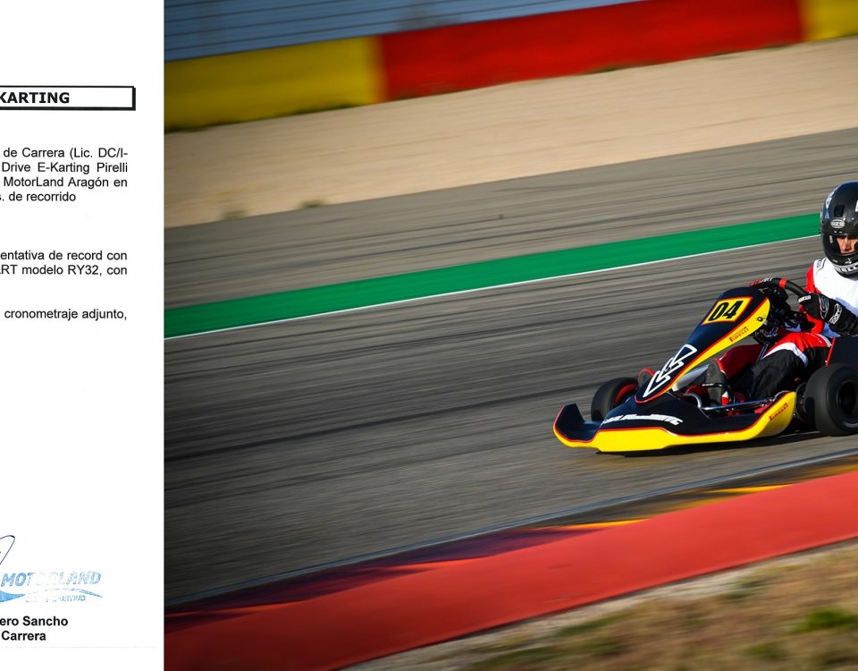 Guillaume Meura eKarting Record Play and Drive Pirelli Motorland